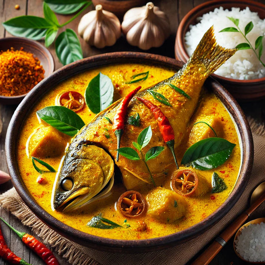 Bumbu dasar kuning - Gulai kuning ikan patin khas Minang