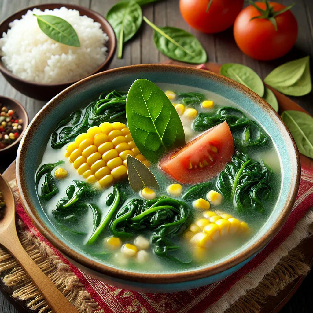 Bumbu dasar putih - Sahur - Sayur Bening Bayam & Jagung