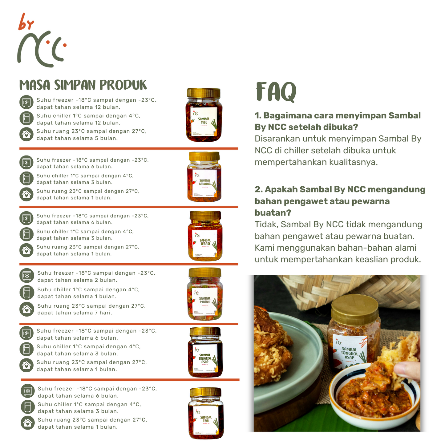 Promo Bayar 4 Dapat 6 Sambal Pedas Rumahan Termurah tanpa pengawet by NCC