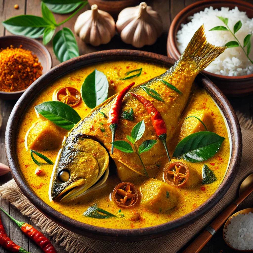 Bumbu dasar kuning - Gulai kuning ikan patin khas Minang