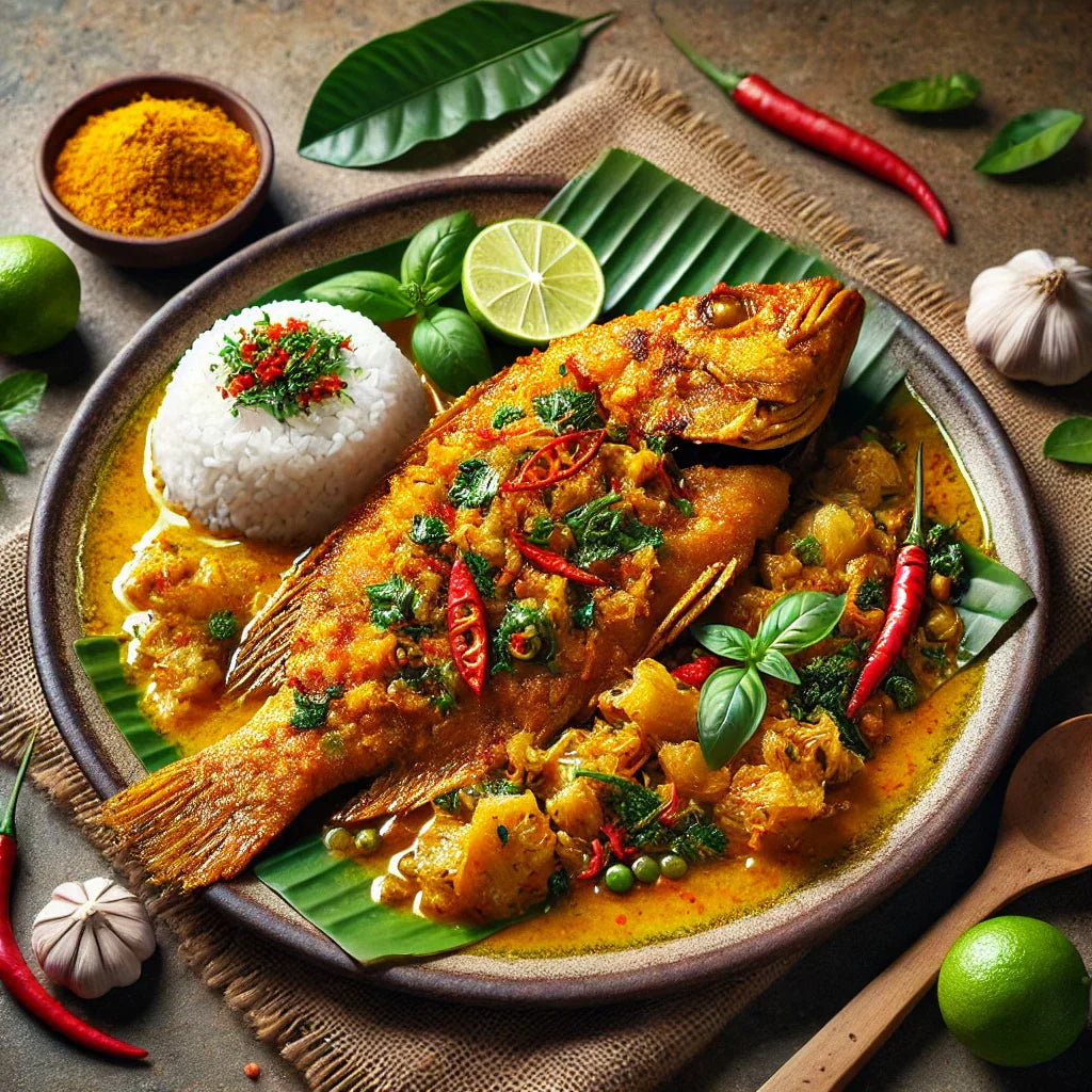 Bumbu dasar kuning - Pesmol ikan nila ala By NCC