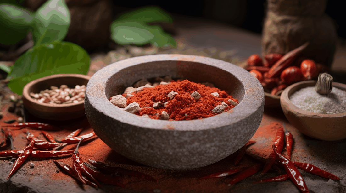 Traditional Indonesian bumbu dasar spices and herbs blend highlighting Indonesian culinary heritage