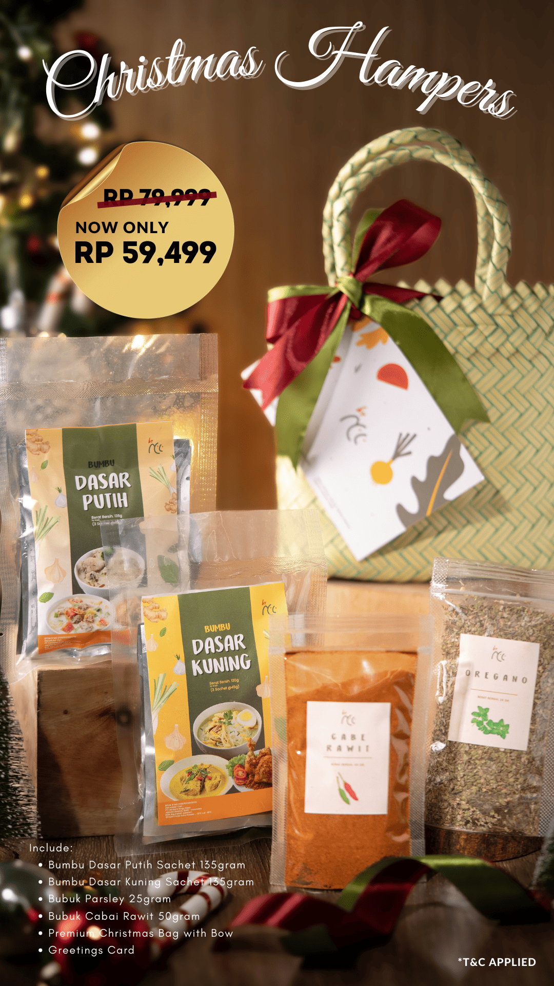 By NCC Hampers Bumbu Dasar, Sambal dan RTH Natal & Tahun Baru Small