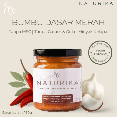By NCC Naturika Bumbu Dasar Merah 160gr premium spice base pouch for preorder