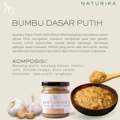 [PRE-ORDER] By NCC Naturika Bumbu Dasar Putih 160gr