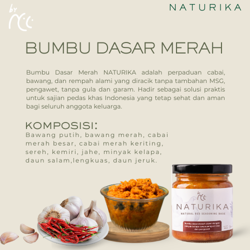 [PRE-ORDER] By NCC Naturika Bumbu Dasar Merah 160gr