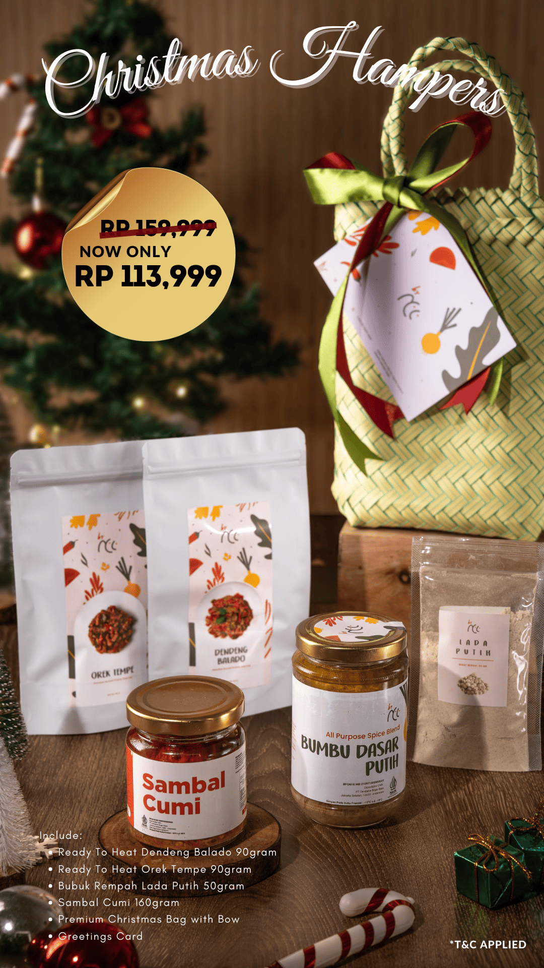 By NCC Hampers Bumbu Dasar, Sambal dan RTH Natal & Tahun Baru Large