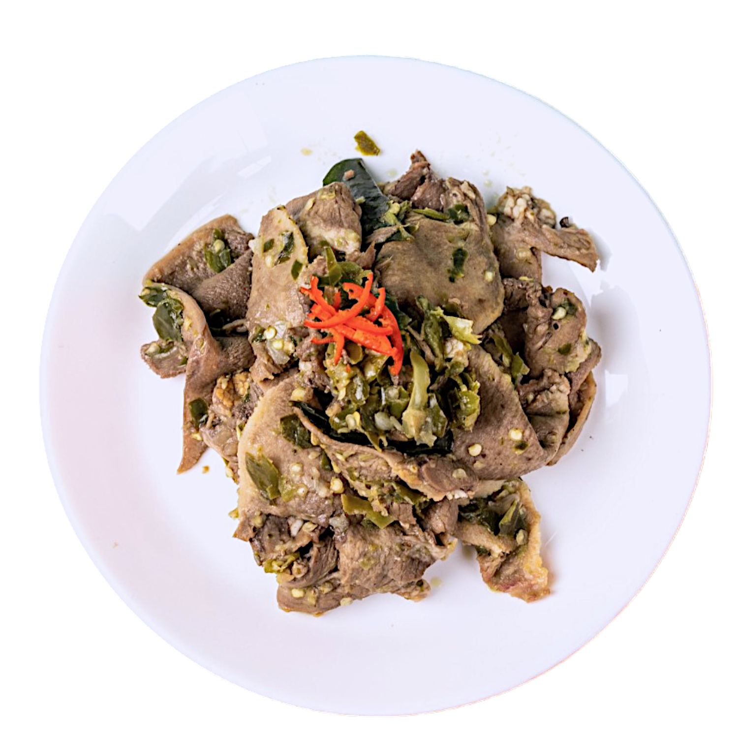 lidah cabai hijau ready to heat by NCC sajian lidah sapi pedas siap saji praktis