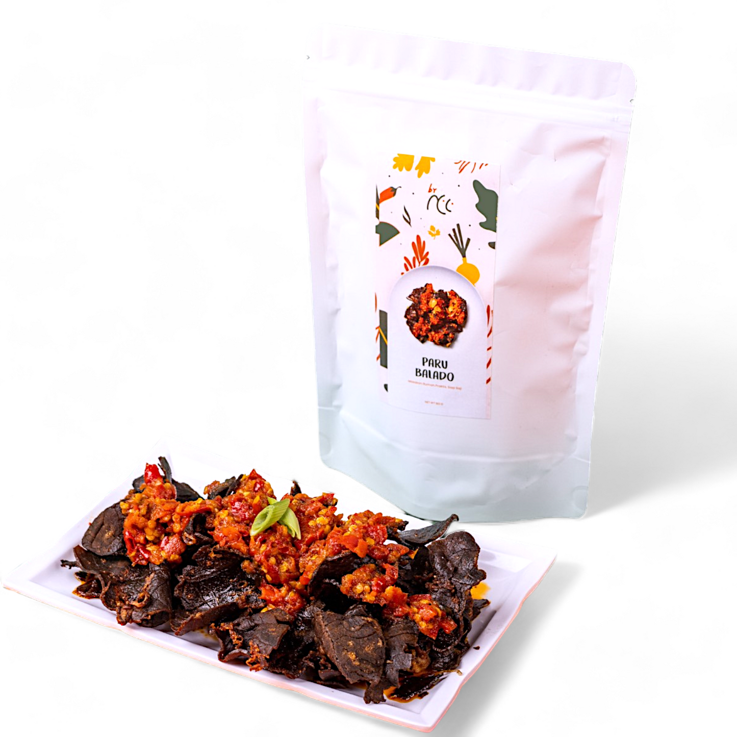 Paru Balado Ready To Heat dengan bumbu rempah khas dalam kemasan praktis siap hangatkan
