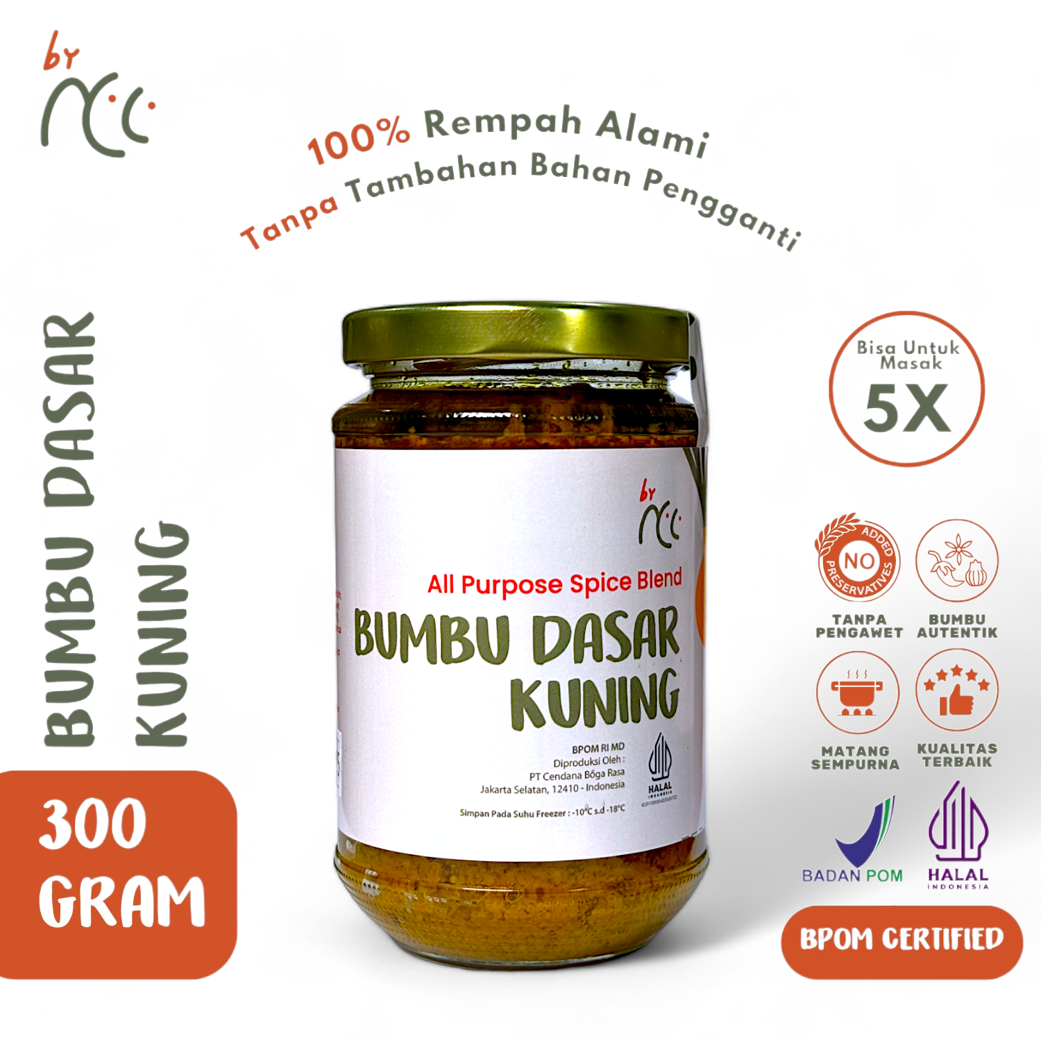 Bumbu Dasar Kuning By NCC - Tanpa Pengawet - By NCC