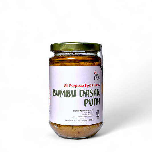 kemasan toples bumbu dasar putih by ncc untuk bumbu dapur serbaguna