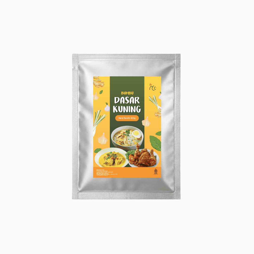 Bumbu Dasar Kuning Kemasan Refill Pouch 300gr Tanpa Pengawet Untuk 5x Masak