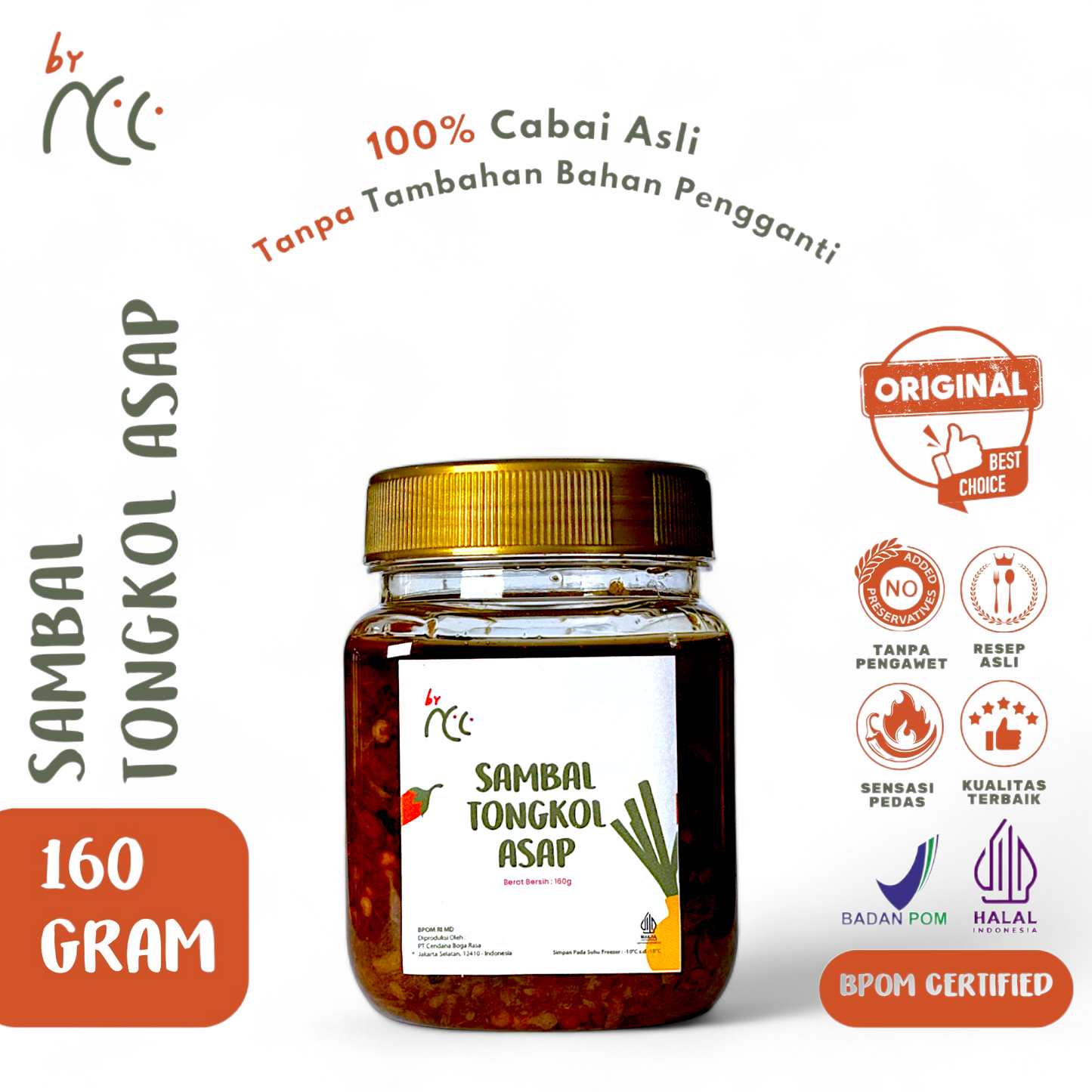 By NCC Sambal Tongkol Asap Pedas Gurih Rumahan Sambel Ikan Asap Suir - By NCC