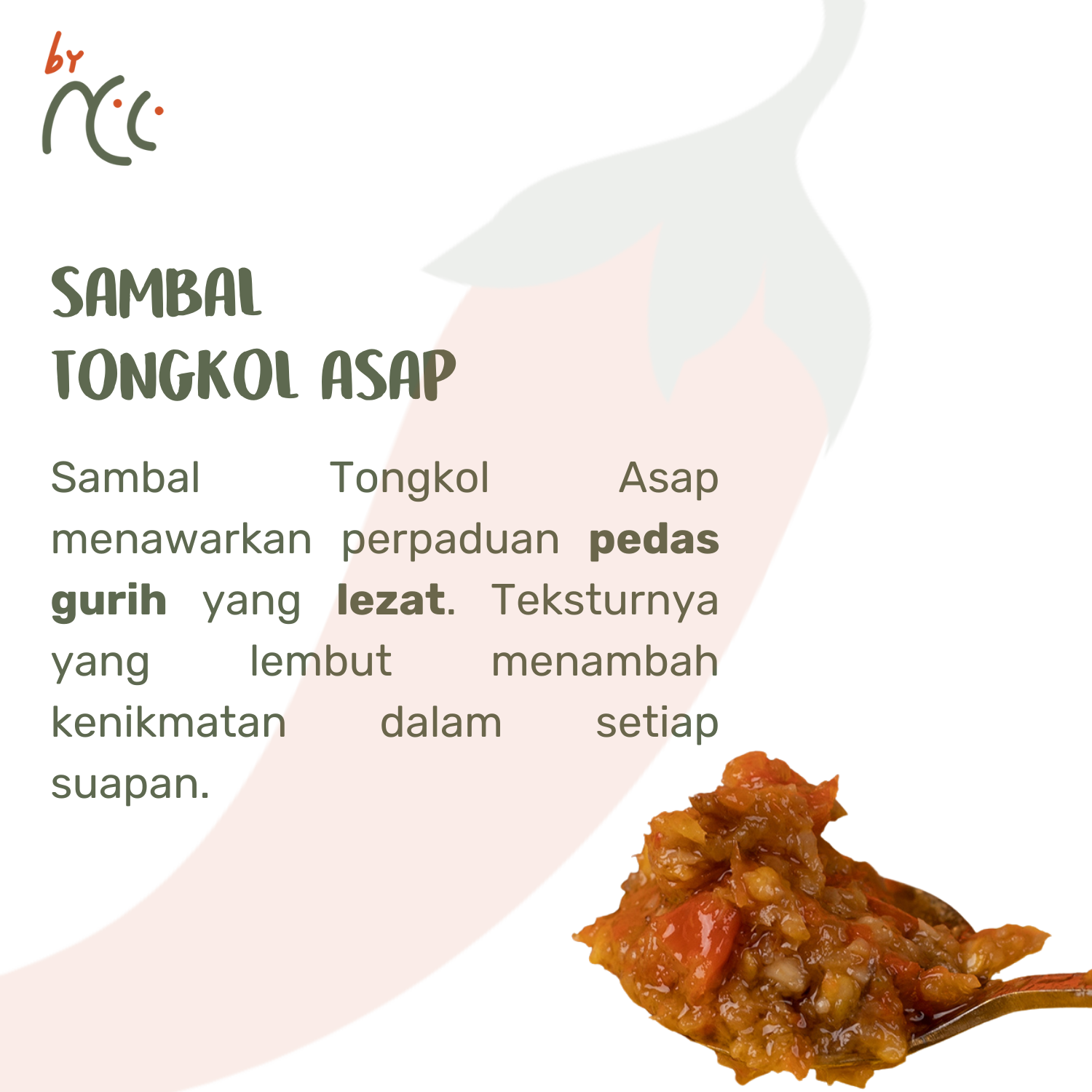 By NCC Sambal Tongkol Asap Pedas Gurih Rumahan Sambel Ikan Asap Suir - By NCC