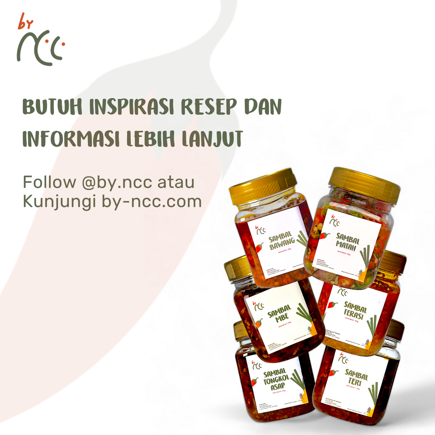 By NCC Sambal Tongkol Asap Pedas Gurih Rumahan Sambel Ikan Asap Suir - By NCC