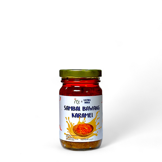 By NCC x Ultra Milk Sambal Bawang Karamel saus pedas karamel unik 120gr botol kaca